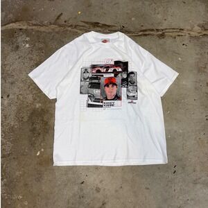 Kasey Kahne Nascar Racing T Shirt Winners Circle Mens XL White Graphic Tee